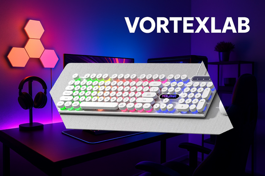 Clavier Filaire Rétroéclairé – YOLPHA, 104 Touches, USB, Silencieux & Multicolore