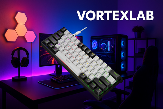 Clavier Mécanique 60% RGB – DIXSG, 61 Touches, Switchs Hot-Swappables, USB-C