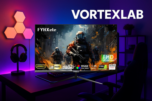 Moniteur Gaming 24" FYHXele FY24FHR – 180Hz, 1ms, IPS, G-Sync, HDR10 pour Setup Gamer Ultra Fluide