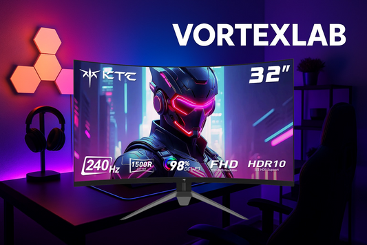 Écran Gaming Incurvé 32" KTC H32S17F – 240Hz, 1ms, HDR10, FreeSync & G-Sync pour Immersion Totale
