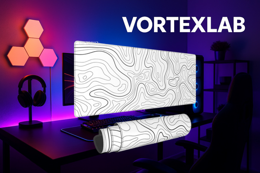 Tapis de Souris Gaming TWTOWO – Haute Précision, Base Antidérapante & Surface Micro-Texturée pour Gamer & Bureautique