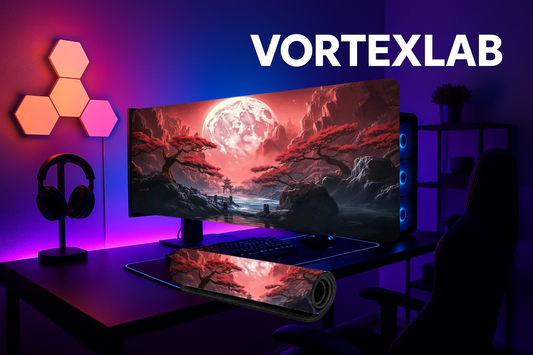 Tapis de Souris Gaming Manga VortexLab – Design Stylisé, Base Antidérapante & Surface Haute Précision pour Fans de Culture Japonaise