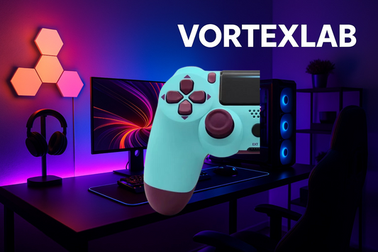 Manette de Jeu Sans Fil M.sman – Bluetooth & USB, Compatible PS4 / PC / iOS avec Joysticks Précis & Design Ergonomique
