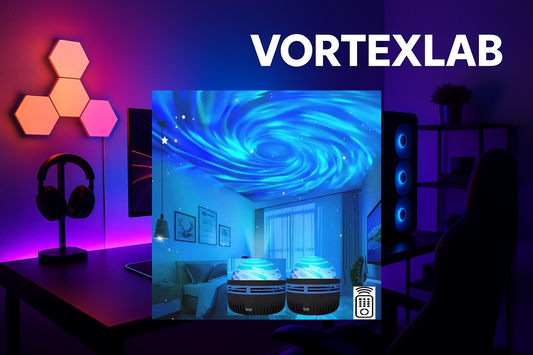 Veilleuse Projecteur Étoilé LED – Multicolore & Télécommande