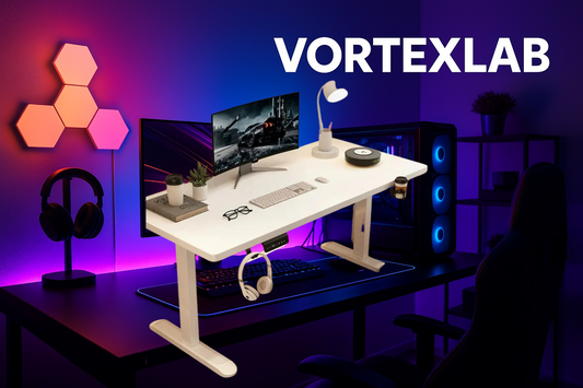 Bureau Ordinateur ZHUXIANG en Acier Inoxydable – Bureau Rectangulaire Robuste, Style Moderne, Montage Facile