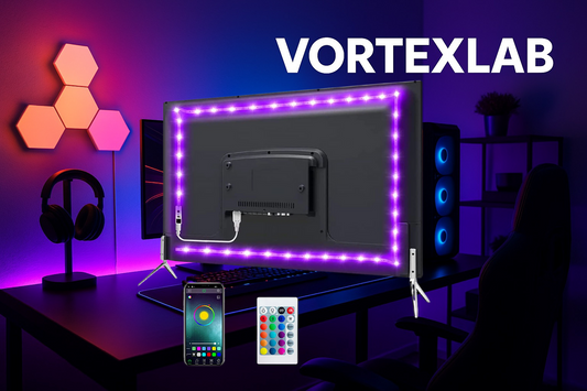 Ruban LED RGB USB 5050 – Bluetooth & Télécommande IR