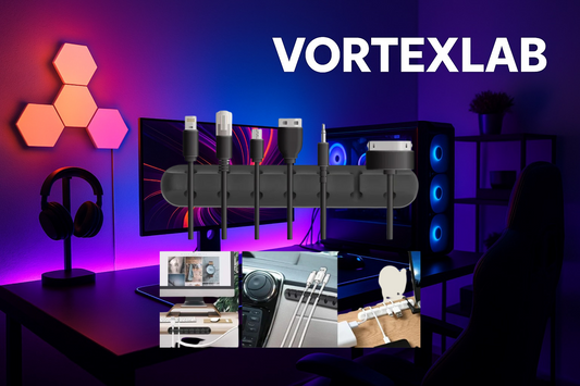 Organisateur de Câbles Auto-Adhésif en Silicone – Multi-Clips (3, 5 ou 7 positions) | Fixation Facile et Universelle