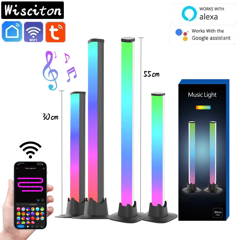 Lampe Ambiance RGB Connectée – LED Gaming & Contrôle App