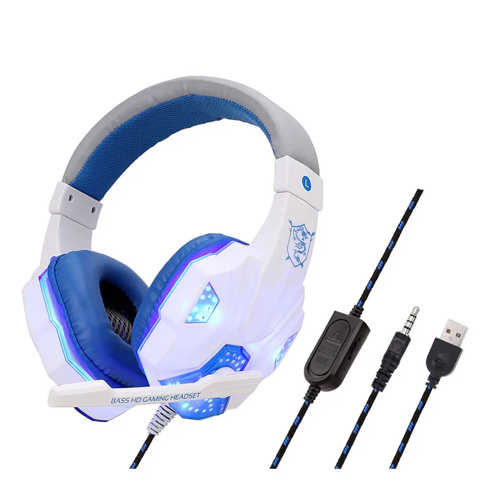 Casque Gaming Filaire CUGUU avec Micro & Son 4D