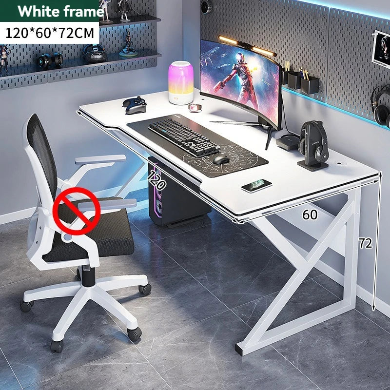 Bureau Ordinateur Rectangulaire – Mobilier Scolaire ou Professionnel, Surface Optimisée, Montage Facile