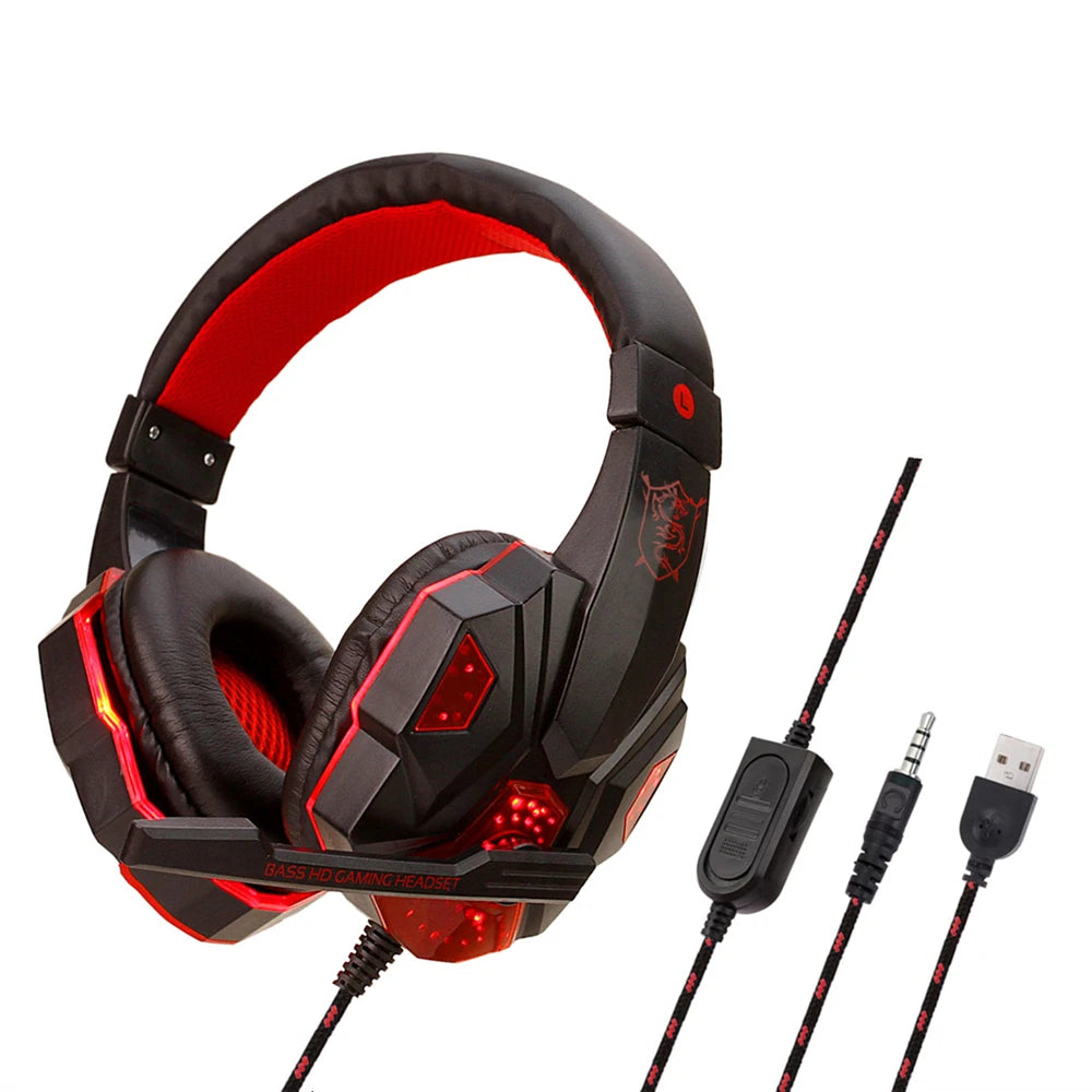 Casque Gaming Filaire CUGUU avec Micro & Son 4D