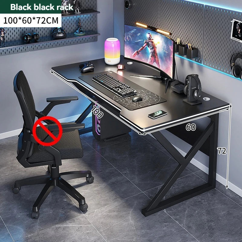 Bureau Ordinateur Rectangulaire – Mobilier Scolaire ou Professionnel, Surface Optimisée, Montage Facile