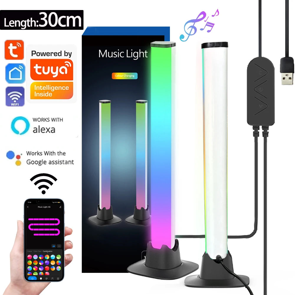 Lampe Ambiance RGB Connectée – LED Gaming & Contrôle App