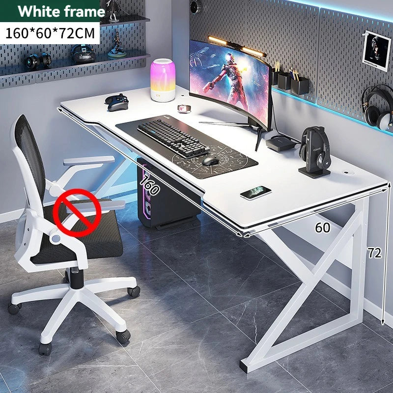 Bureau Ordinateur Rectangulaire – Mobilier Scolaire ou Professionnel, Surface Optimisée, Montage Facile