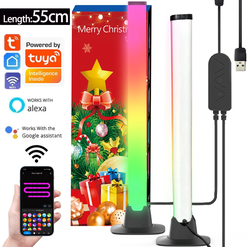 Lampe Ambiance RGB Connectée – LED Gaming & Contrôle App