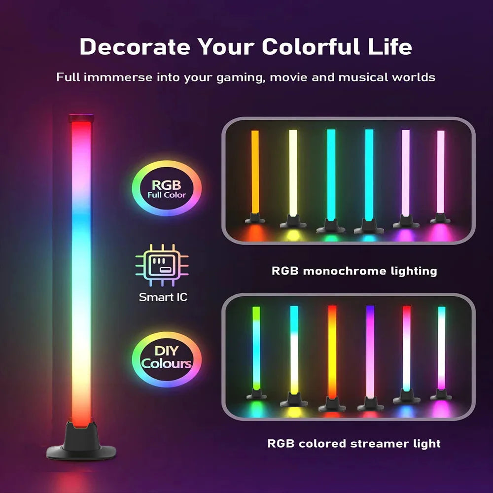 Lampe Ambiance RGB Connectée – LED Gaming & Contrôle App