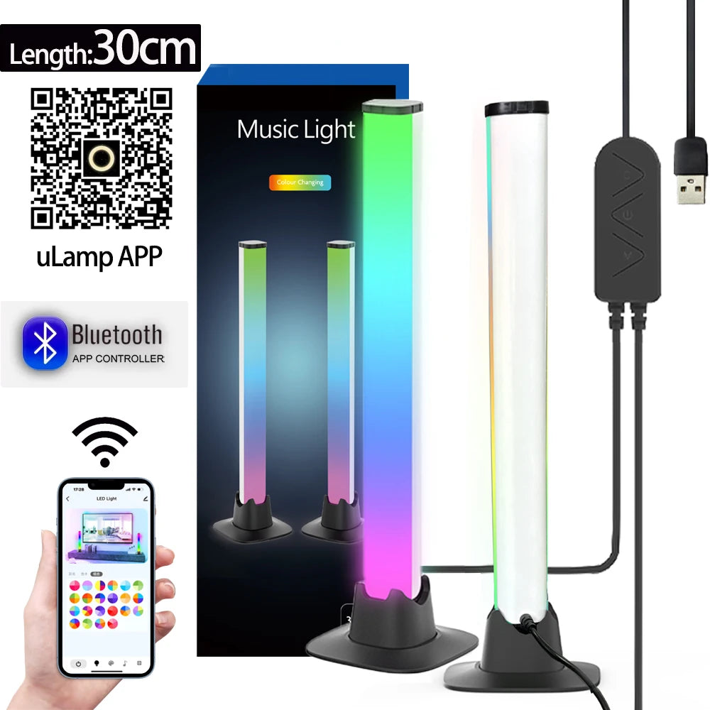 Lampe Ambiance RGB Connectée – LED Gaming & Contrôle App