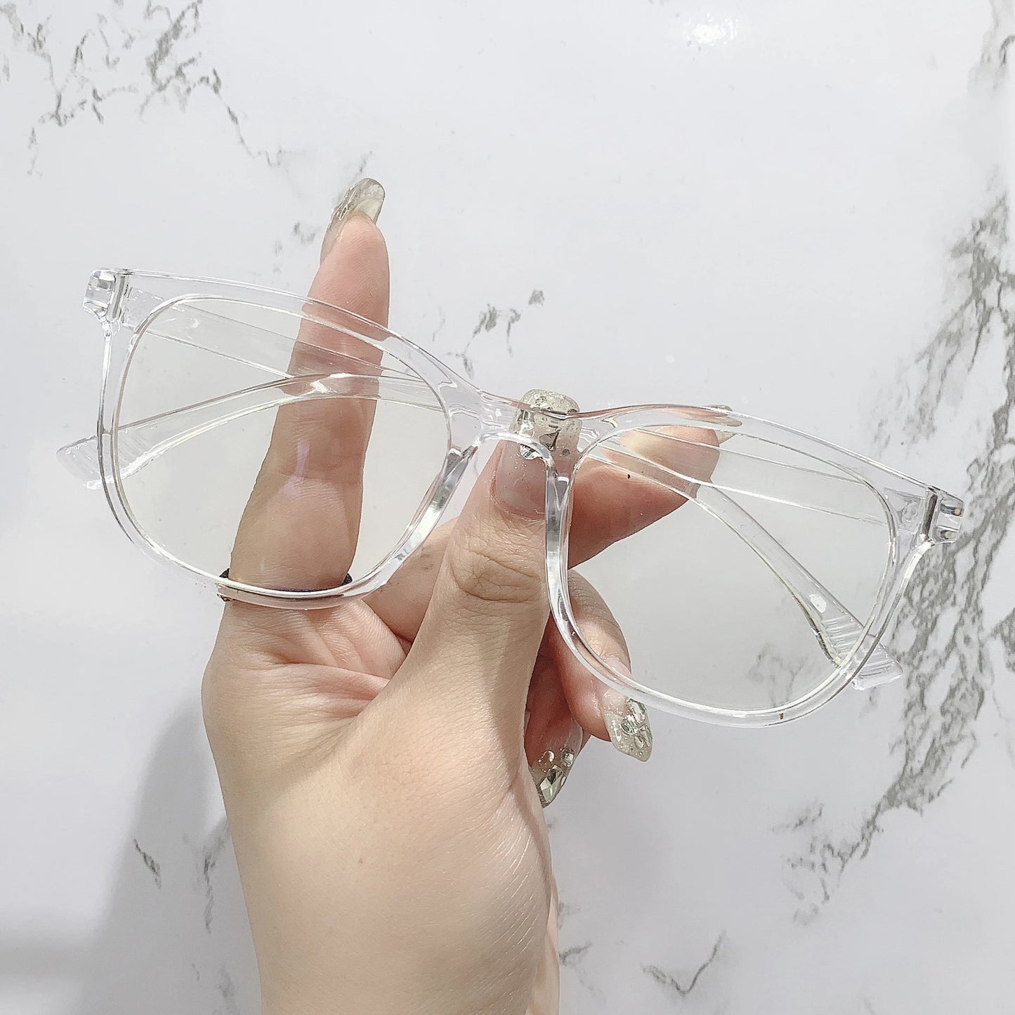 Lunettes de Vue Mode Style Carré Unisexe – Accessoire Tendance Sans Correction