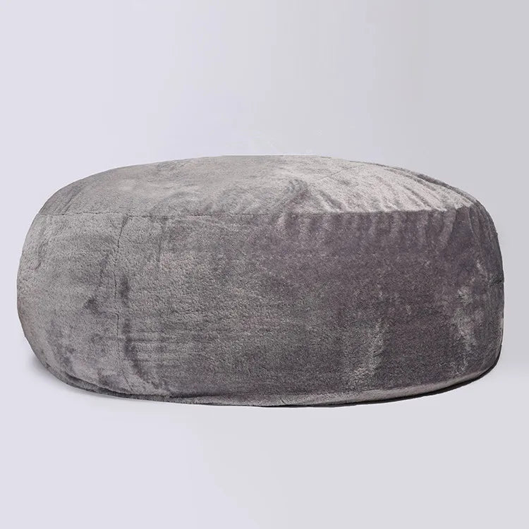 Housse Fauteuil Poire Style Campagne – Tissu Effet Fourrure Ultra Doux | 2 Tailles Disponibles