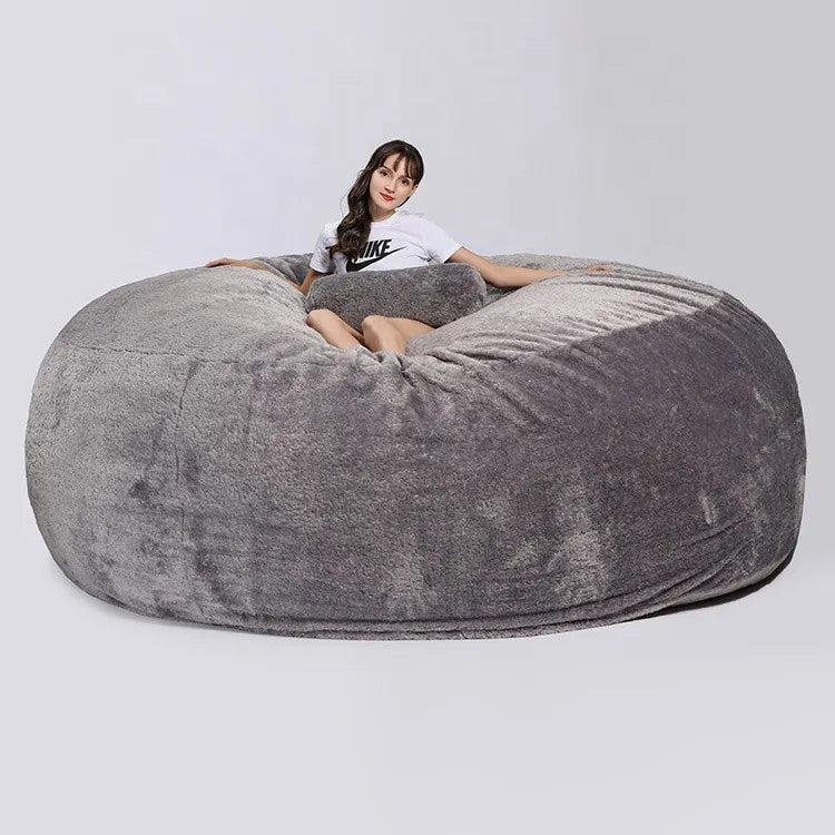 Housse Fauteuil Poire XXL – Moderne, Douce & Lavable | Sans Remplissage