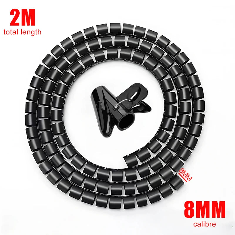 Gaine Spiralée PVC – Protection et Organisation des Câbles