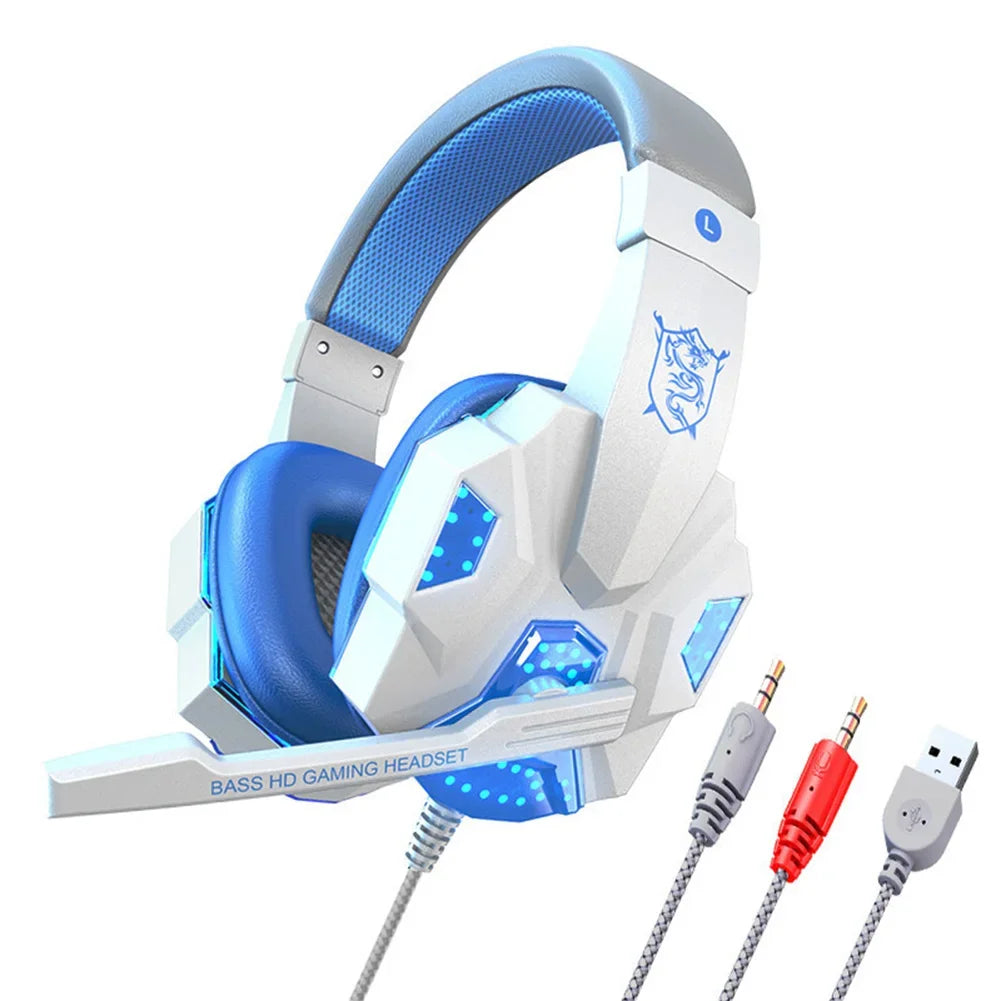 Casque Gaming Fanmuran Filaire – Son 3D & Micro Anti-Bruit