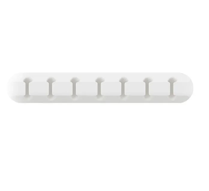 Organisateur de Câbles Auto-Adhésif en Silicone – Multi-Clips (3, 5 ou 7 positions) | Fixation Facile et Universelle