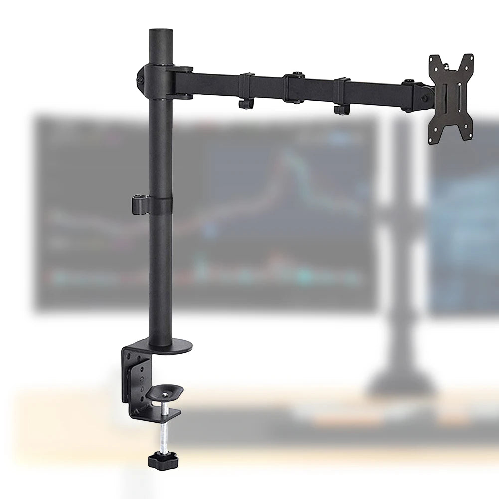 Support Écran ALLOYSEED PM100 – Bras Articulé pour Moniteur 17 à 32" avec Réglage Hauteur & Rotation 180°