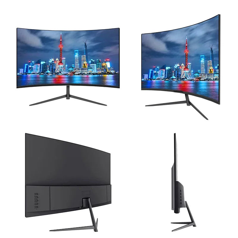 Écran Incurvé FYHXele 24" Full HD 75Hz – Moniteur Gaming