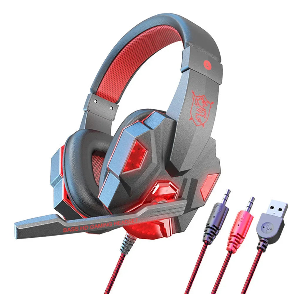 Casque Gaming Fanmuran Filaire – Son 3D & Micro Anti-Bruit