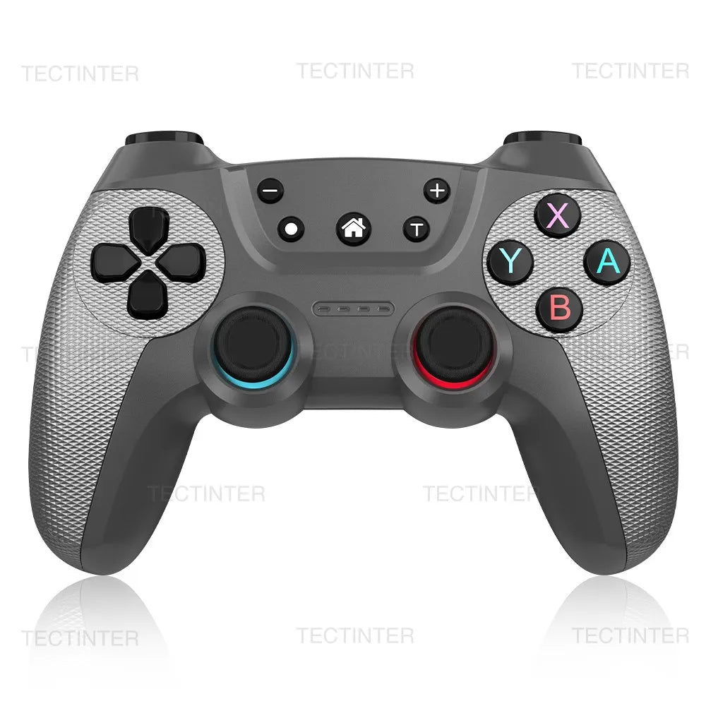 Manette de Jeu Sans Fil TECTINTER – Multi-Plateforme Bluetooth, Compatible Switch, PC, Android, iOS & PS3 avec Gyroscope & Turbo