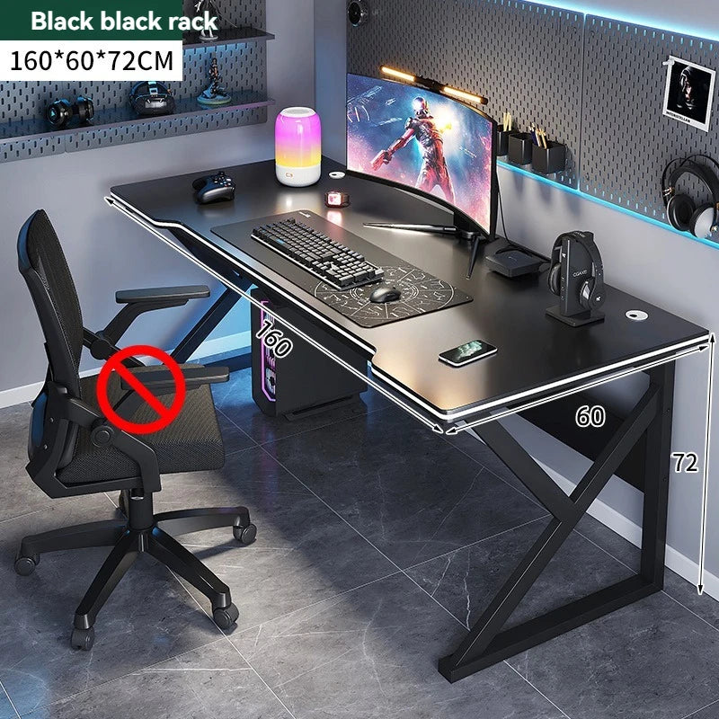 Bureau Ordinateur Rectangulaire – Mobilier Scolaire ou Professionnel, Surface Optimisée, Montage Facile