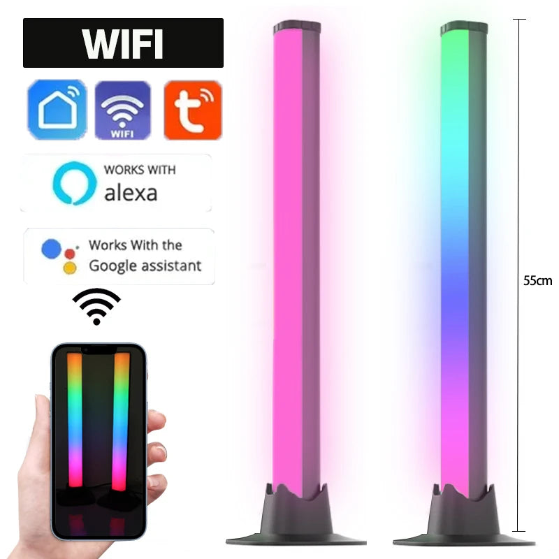 Lampe Ambiance RGB Connectée – LED Gaming & Contrôle App