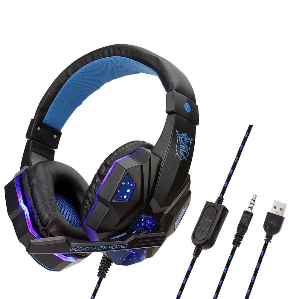 Casque Gaming Filaire CUGUU avec Micro & Son 4D