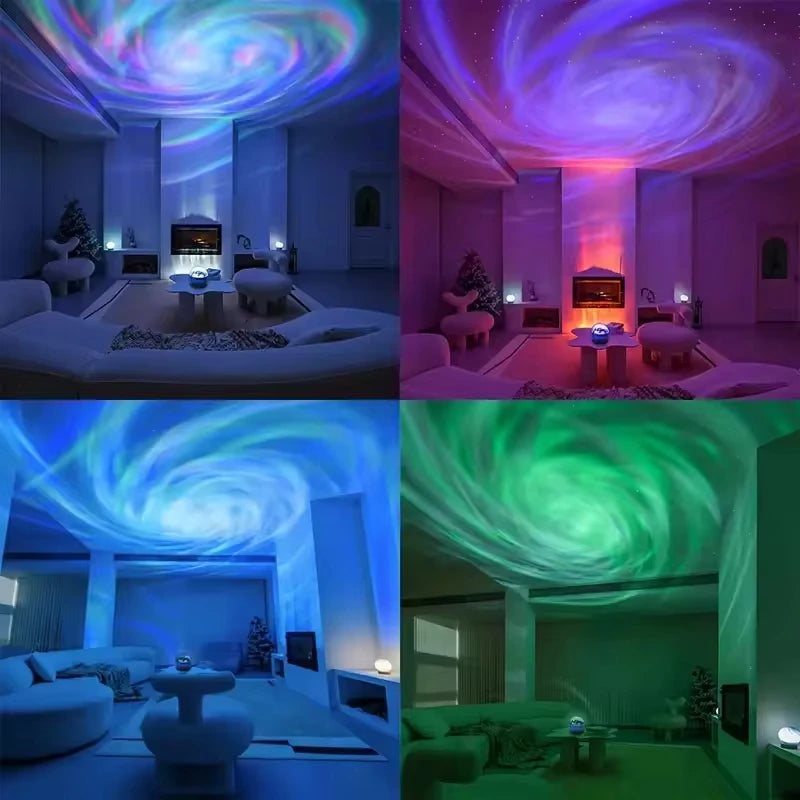 Veilleuse Projecteur Étoilé LED – Multicolore & Télécommande