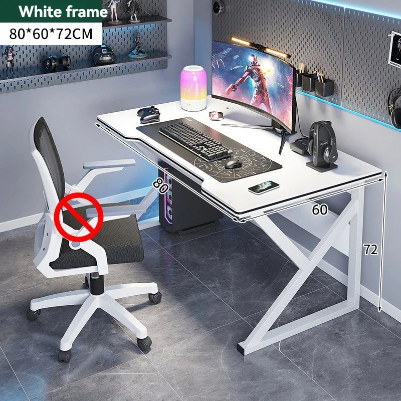 Bureau Ordinateur Rectangulaire – Mobilier Scolaire ou Professionnel, Surface Optimisée, Montage Facile