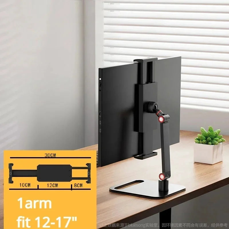 Support Écran Universel Lamgool – Rotatif 360° & Réglable pour Ordinateur Portable (10 à 20")
