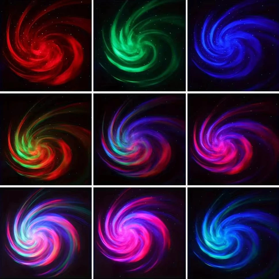 Veilleuse Projecteur Étoilé LED – Multicolore & Télécommande