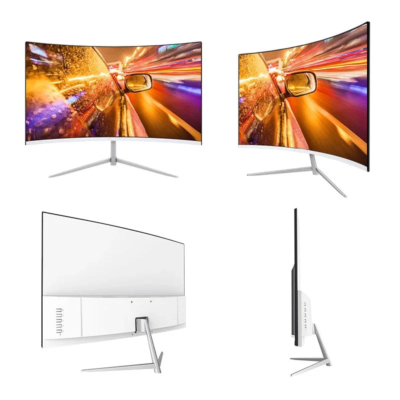 Écran Incurvé FYHXele 24" Full HD 75Hz – Moniteur Gaming