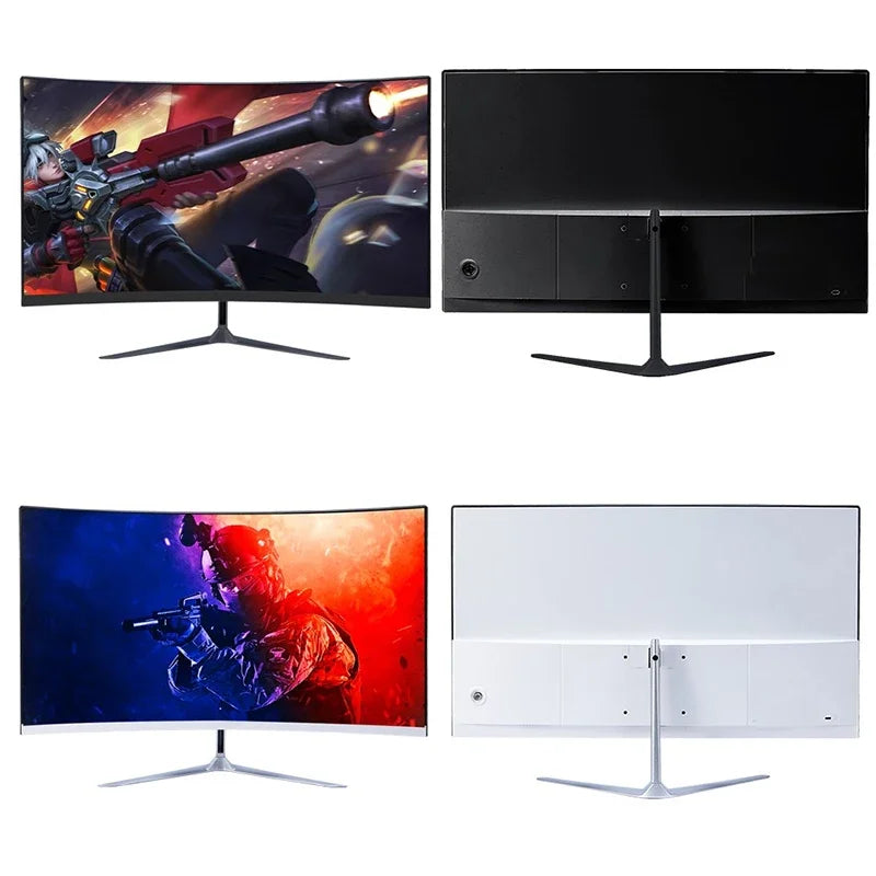 Écran Incurvé FYHXele 24" Full HD 75Hz – Moniteur Gaming
