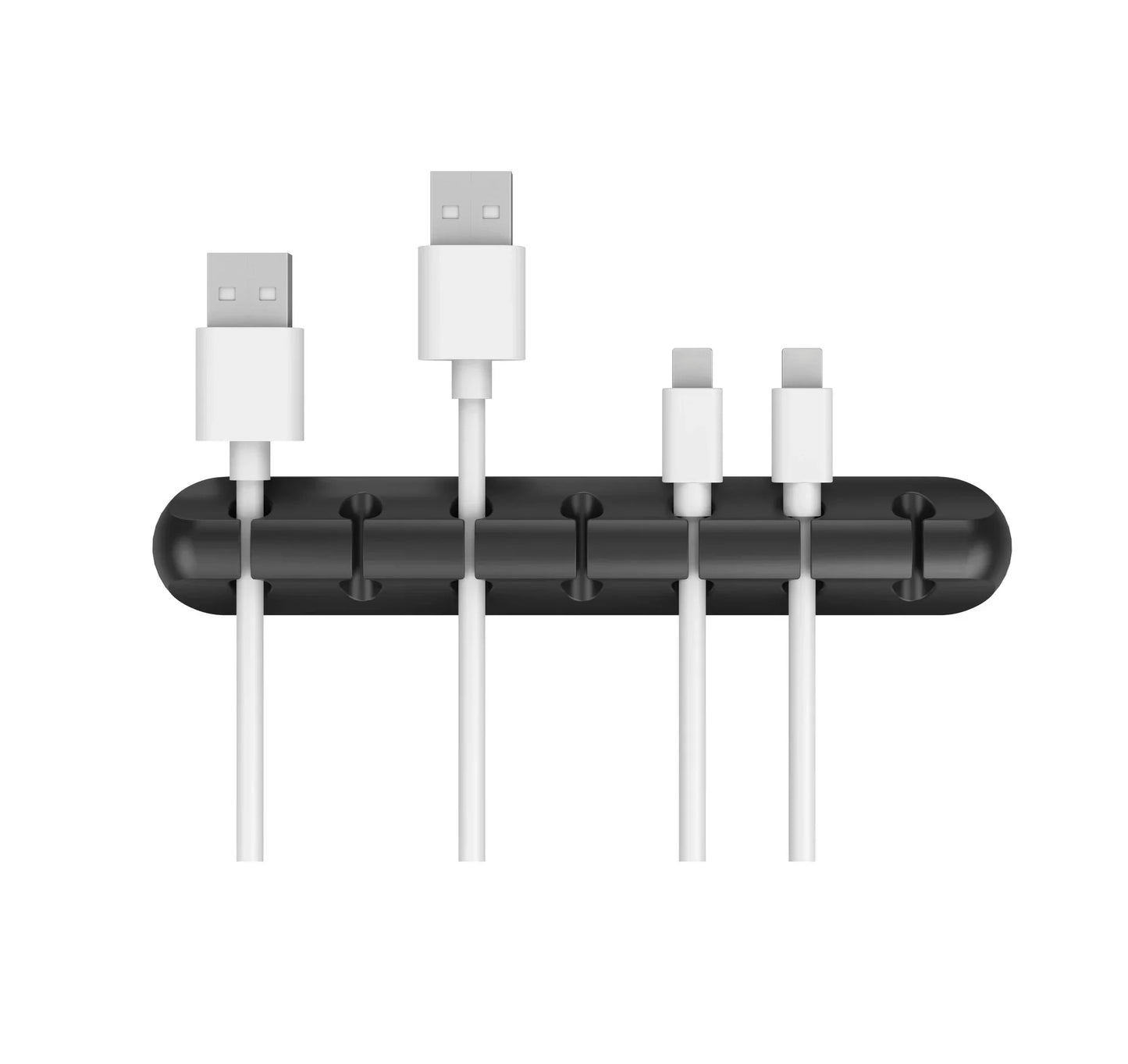 Organisateur de Câbles Auto-Adhésif en Silicone – Multi-Clips (3, 5 ou 7 positions) | Fixation Facile et Universelle