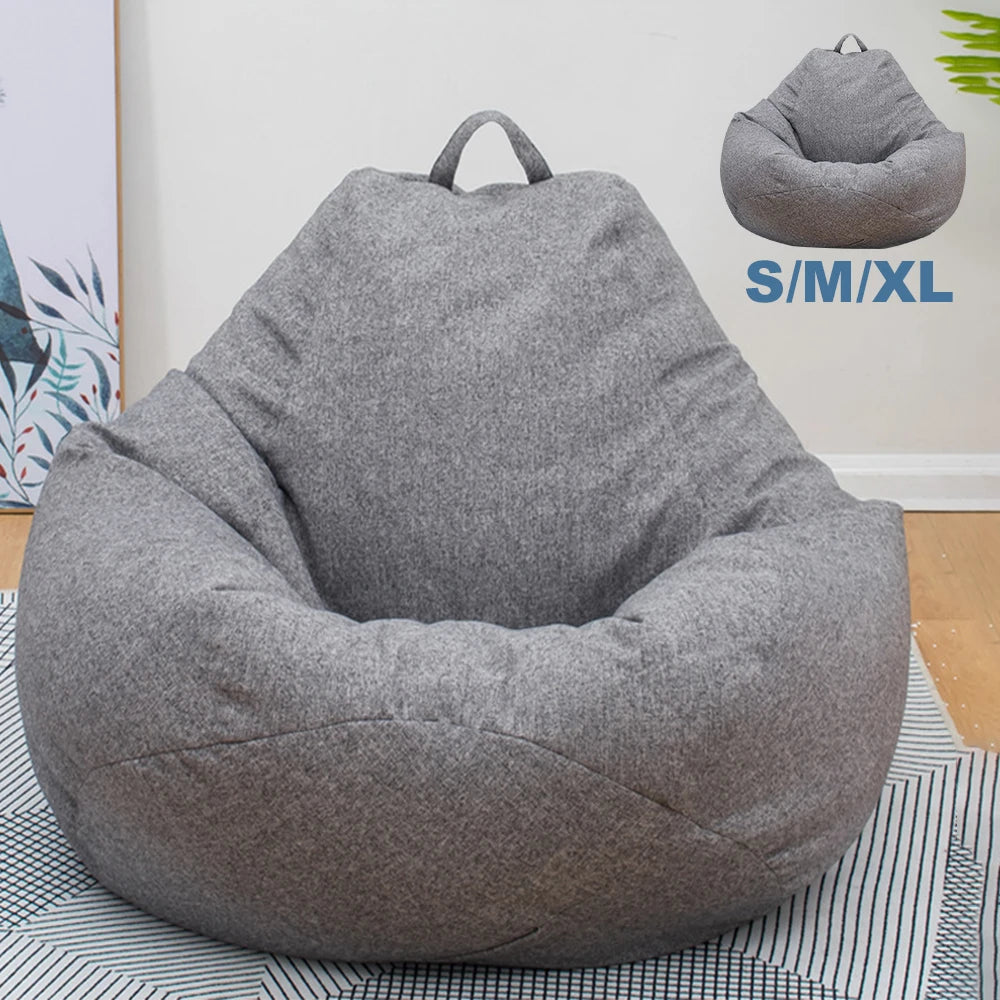 Housse Fauteuil Poire XXL – Moderne, Douce & Lavable | Sans Remplissage