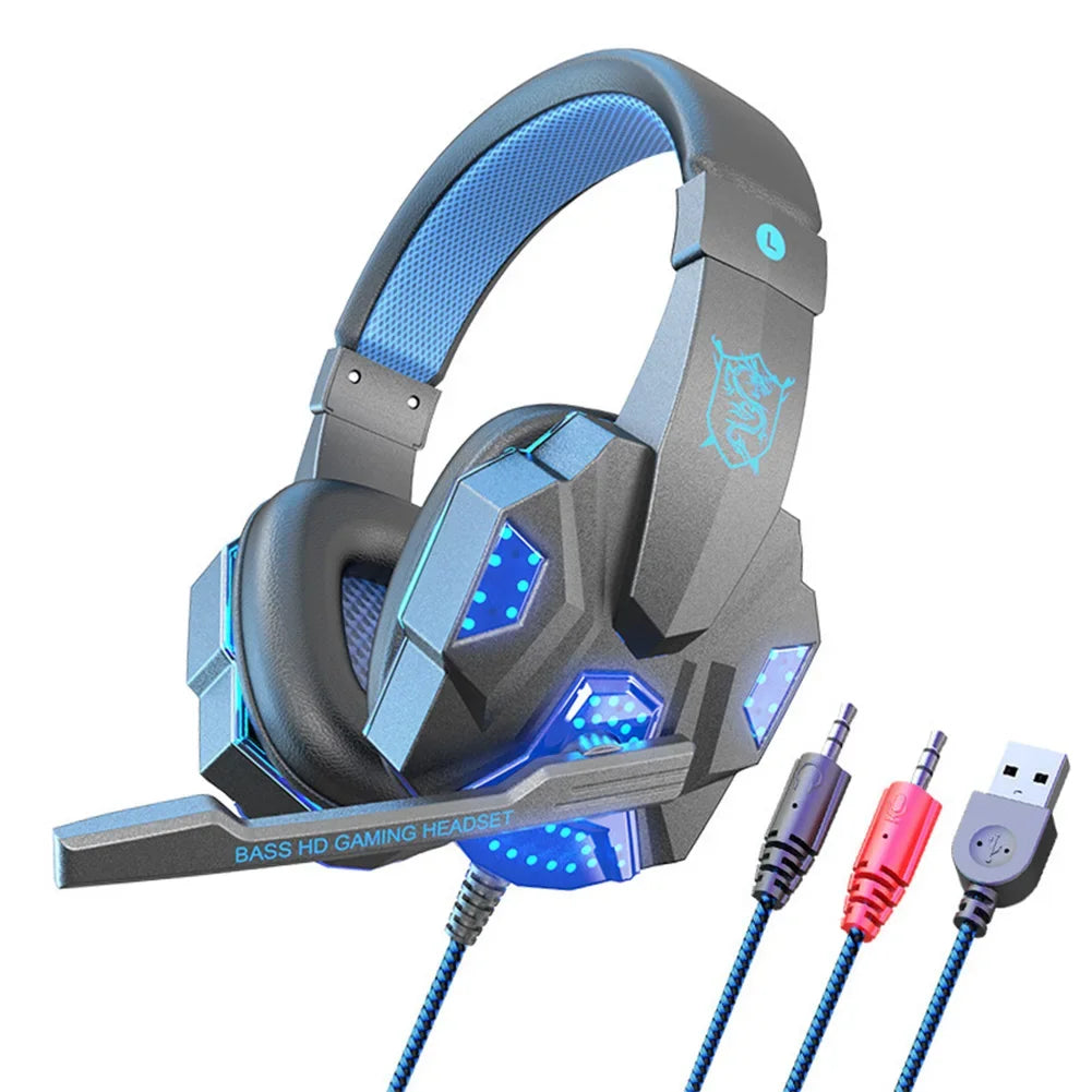 Casque Gaming Fanmuran Filaire – Son 3D & Micro Anti-Bruit